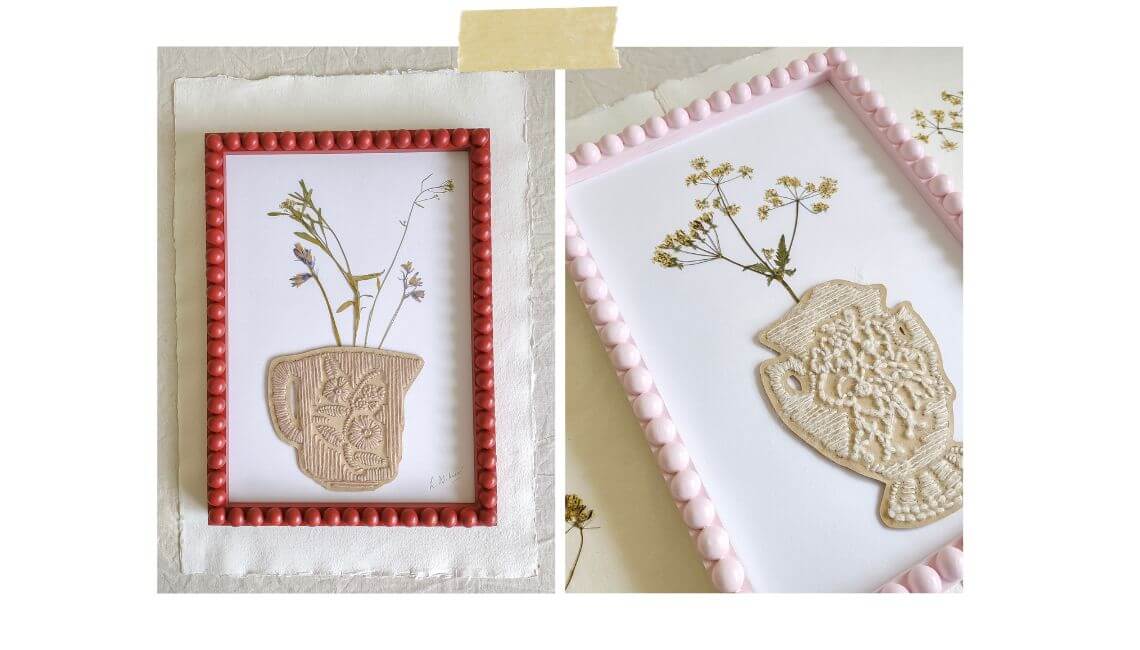 Kids Art Projects: Embroidered Cork Mats